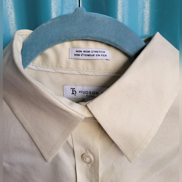 Hudson Room Classic Light Tan Dress Shirt Size 4 - Picture 2 of 11